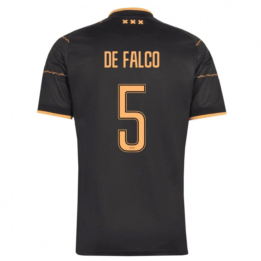 Danxen Damen Sinclair De Falco #5 Schwarz Orange Auswärtstrikot Trikot 2026/27 T-Shirt