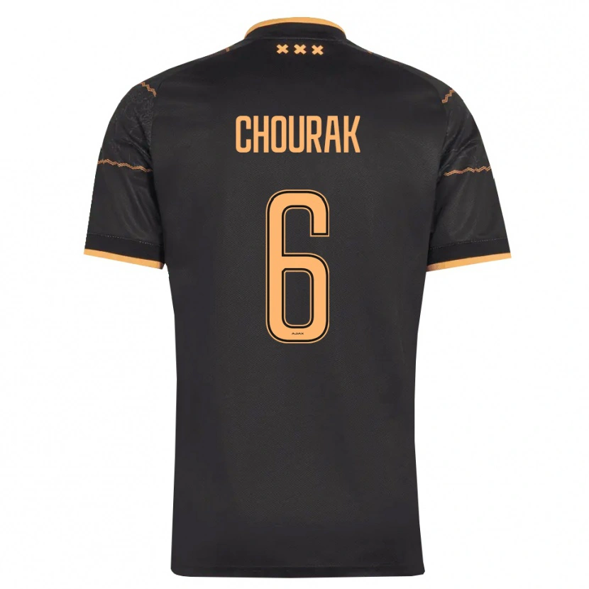 Danxen Damen Nassef Chourak #6 Schwarz Orange Auswärtstrikot Trikot 2026/27 T-Shirt