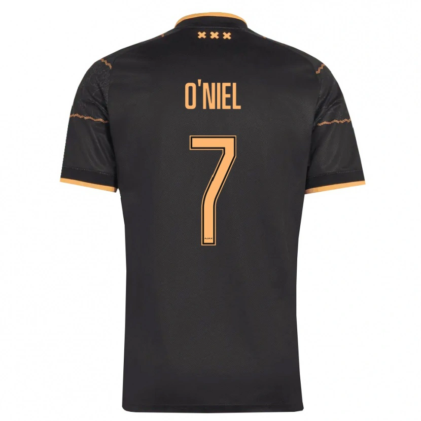 Danxen Damen Don O'niel #7 Schwarz Orange Auswärtstrikot Trikot 2026/27 T-Shirt