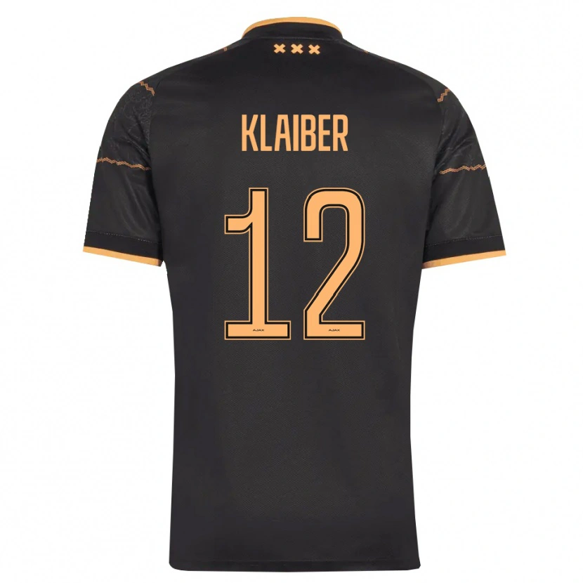 Danxen Damen Sean Klaiber #12 Schwarz Orange Auswärtstrikot Trikot 2026/27 T-Shirt