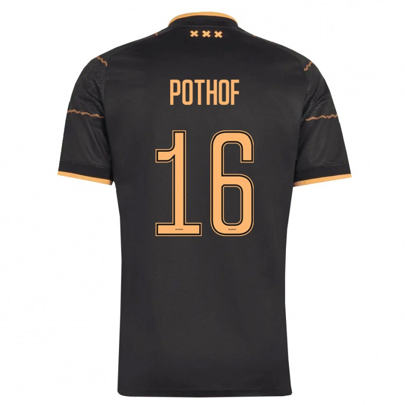 Danxen Damen Isa Pothof #16 Schwarz Orange Auswärtstrikot Trikot 2026/27 T-Shirt