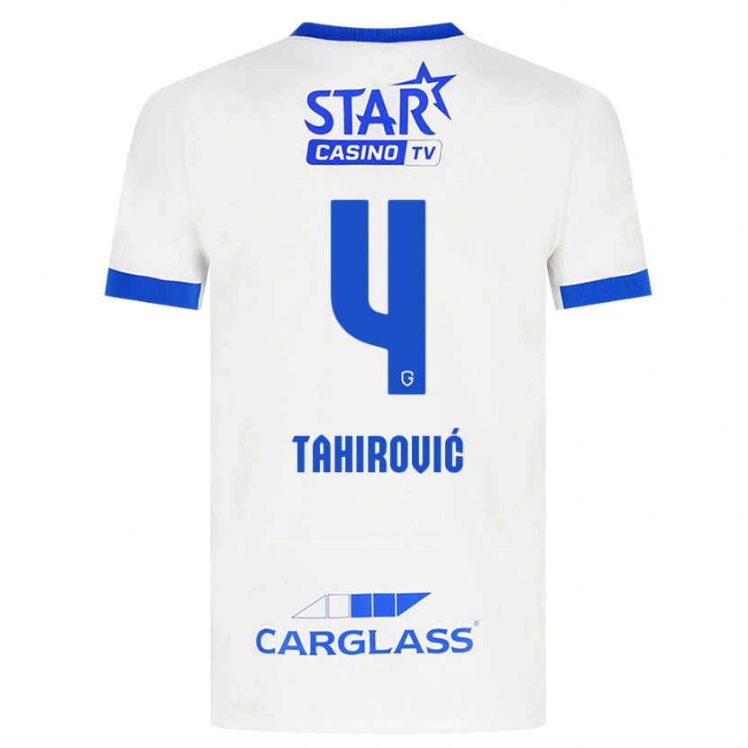 Danxen Damen Benjamin Tahirovic #4 Weiß Blau Auswärtstrikot Trikot 2026/27 T-Shirt