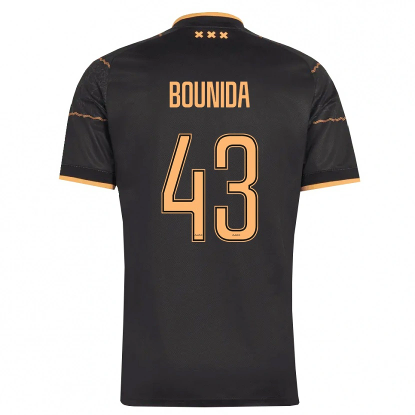 Danxen Damen Rayane Bounida #43 Schwarz Orange Auswärtstrikot Trikot 2026/27 T-Shirt