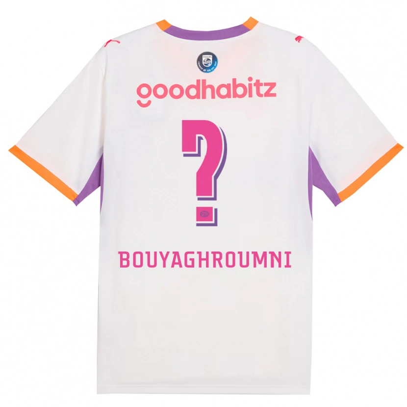 Danxen Damen Jaafar Bouyaghroumni #0 Weiß Violett Orange Auswärtstrikot Trikot 2026/27 T-Shirt