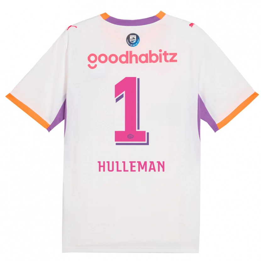 Danxen Damen Daan Hulleman #1 Weiß Violett Orange Auswärtstrikot Trikot 2026/27 T-Shirt