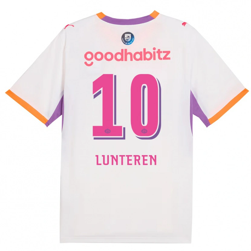 Danxen Damen Desiree Van Lunteren #10 Weiß Violett Orange Auswärtstrikot Trikot 2026/27 T-Shirt