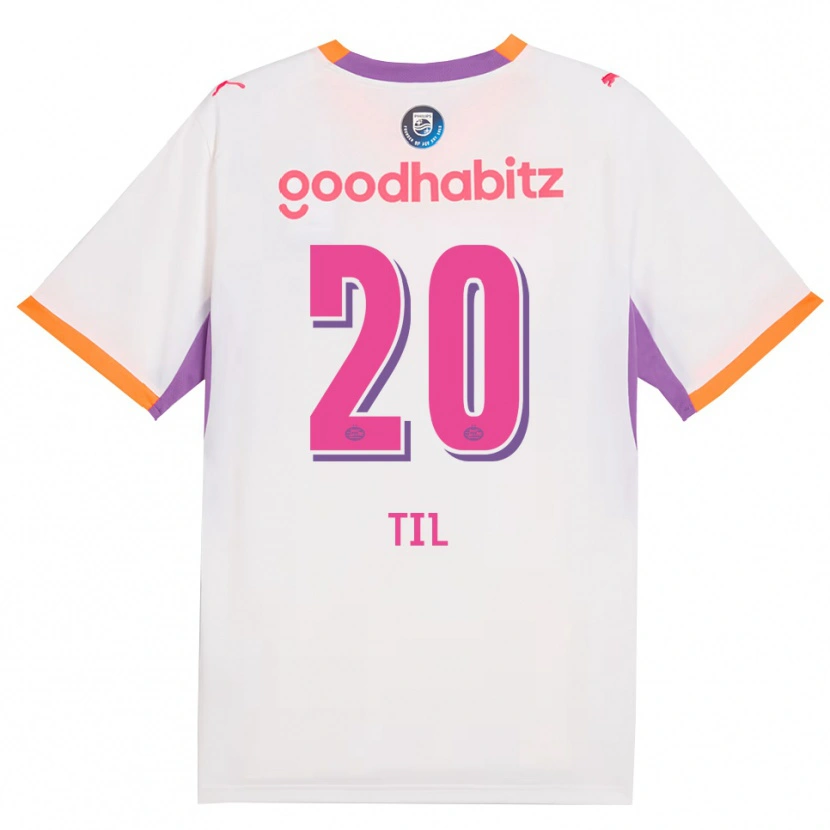 Danxen Damen Guus Til #20 Weiß Violett Orange Auswärtstrikot Trikot 2026/27 T-Shirt