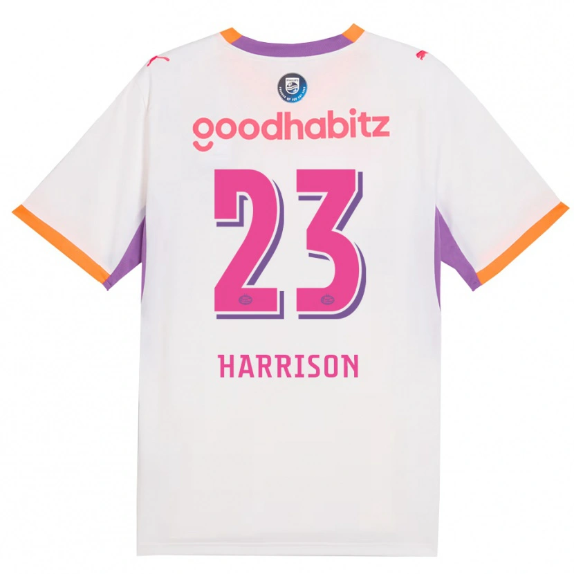 Danxen Damen Amy Harrison #23 Weiß Violett Orange Auswärtstrikot Trikot 2026/27 T-Shirt