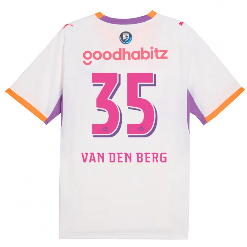 Danxen Damen Joël Van Den Berg #35 Weiß Violett Orange Auswärtstrikot Trikot 2026/27 T-Shirt