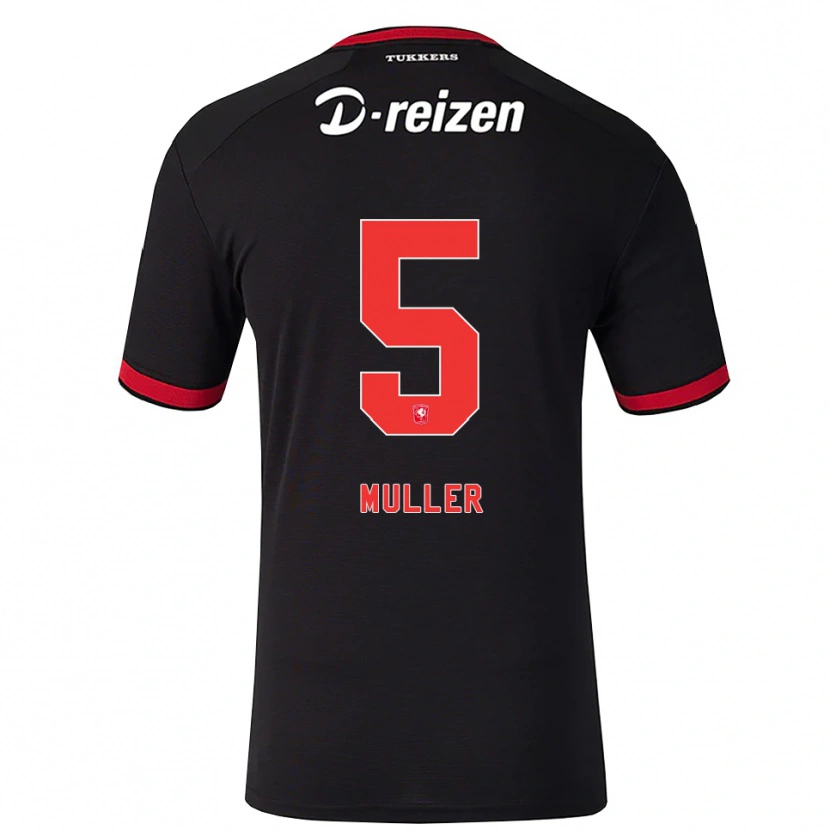 Danxen Damen Timothy Muller #5 Rot Weiß Schwarz Auswärtstrikot Trikot 2026/27 T-Shirt