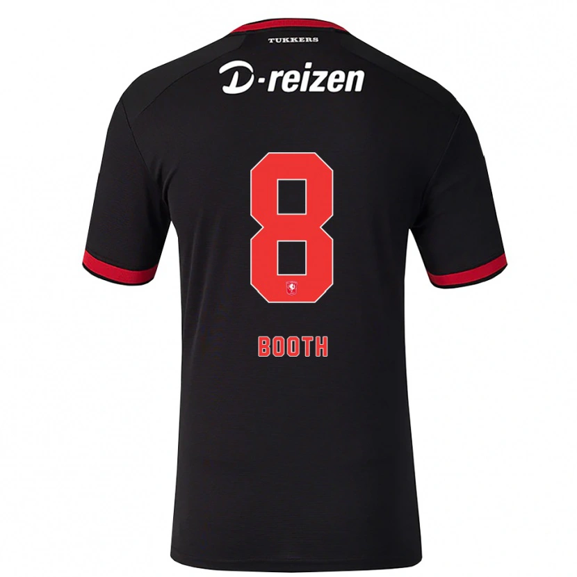 Danxen Damen Taylor Booth #8 Rot Weiß Schwarz Auswärtstrikot Trikot 2026/27 T-Shirt