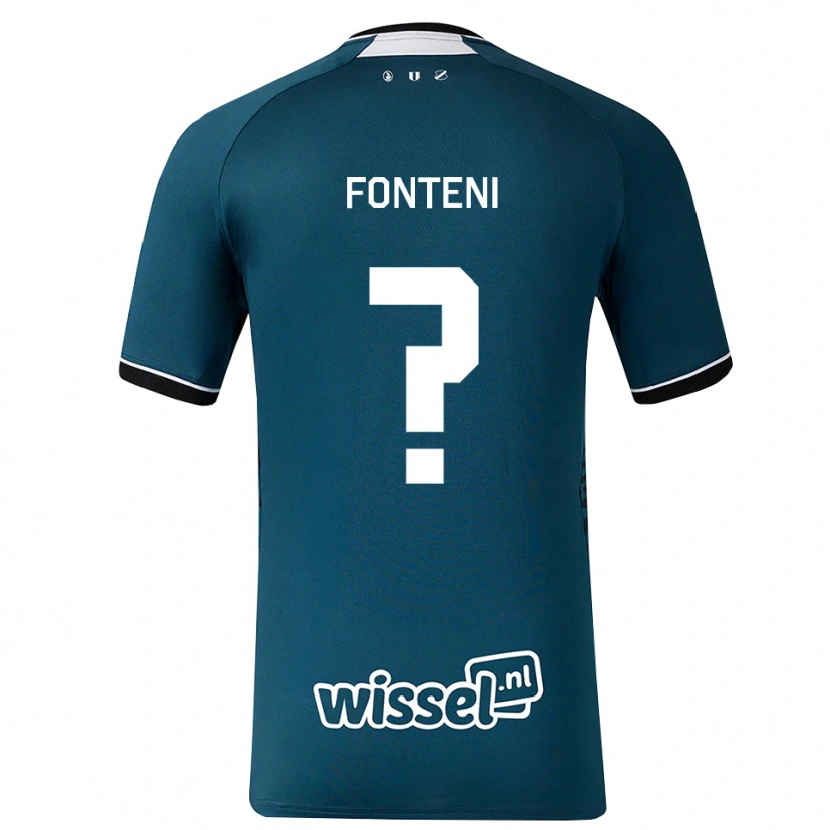 Danxen Damen Jahlani Fonteni #0 Dunkelschiefergrau Weiß Auswärtstrikot Trikot 2026/27 T-Shirt
