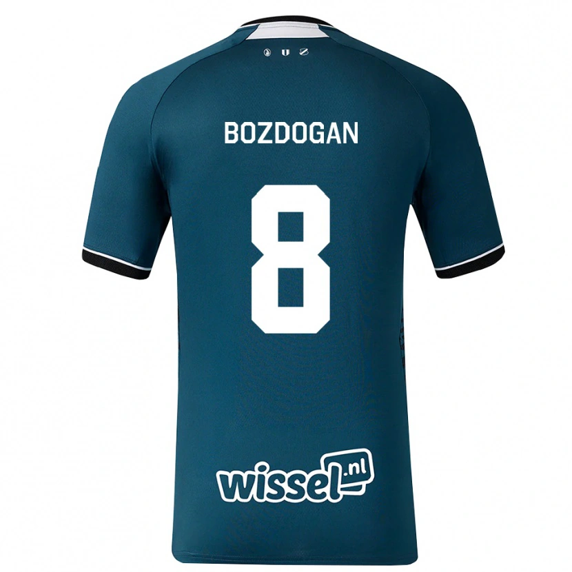 Danxen Damen Can Bozdogan #8 Dunkelschiefergrau Weiß Auswärtstrikot Trikot 2026/27 T-Shirt