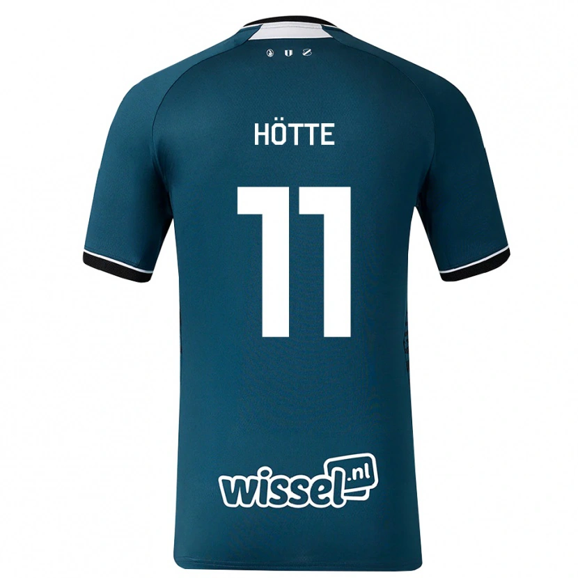 Danxen Damen Ties Hötte #11 Dunkelschiefergrau Weiß Auswärtstrikot Trikot 2026/27 T-Shirt