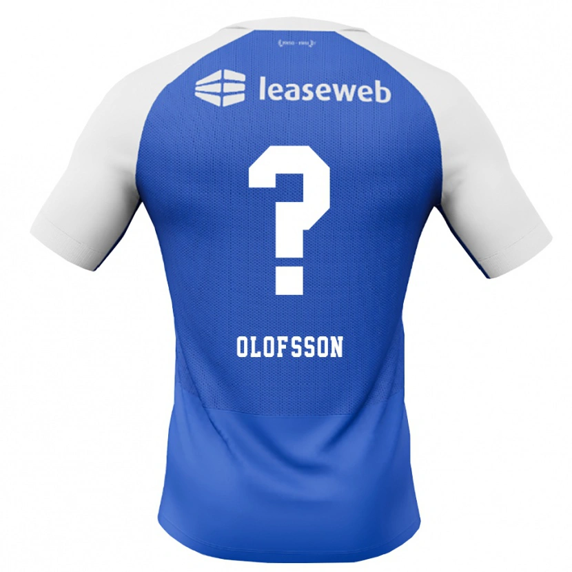 Danxen Damen Wilmer Olofsson #0 Himmelblau Rot Weiß Auswärtstrikot Trikot 2026/27 T-Shirt