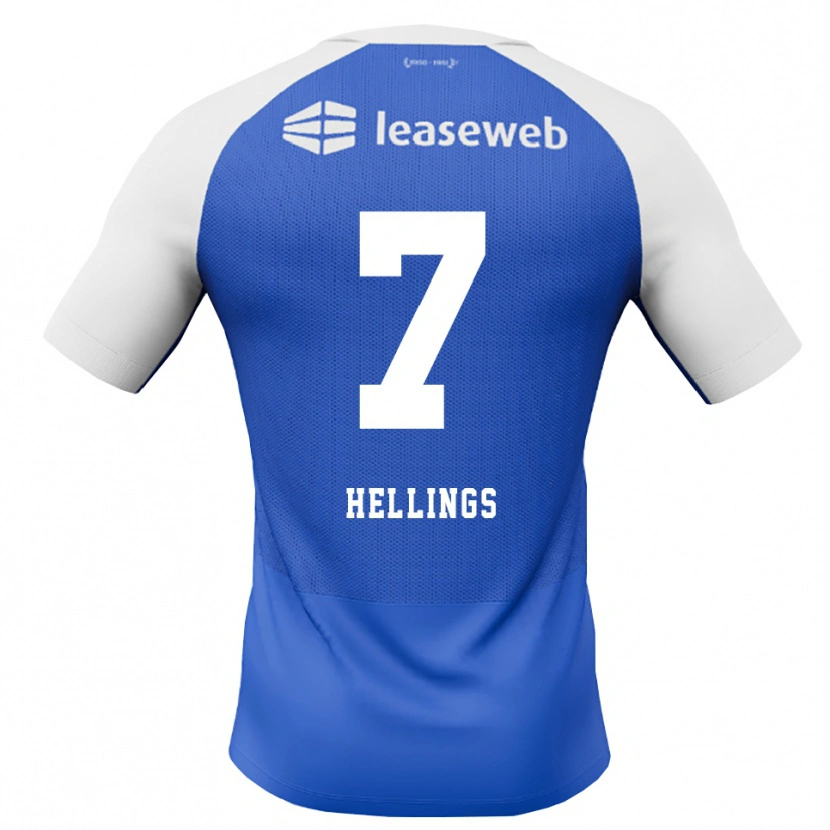 Danxen Damen Chavarello Hellings #7 Himmelblau Rot Weiß Auswärtstrikot Trikot 2026/27 T-Shirt