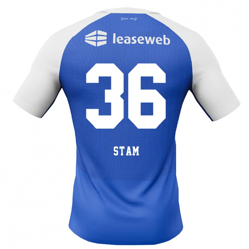 Danxen Damen Finn Stam #36 Himmelblau Rot Weiß Auswärtstrikot Trikot 2026/27 T-Shirt