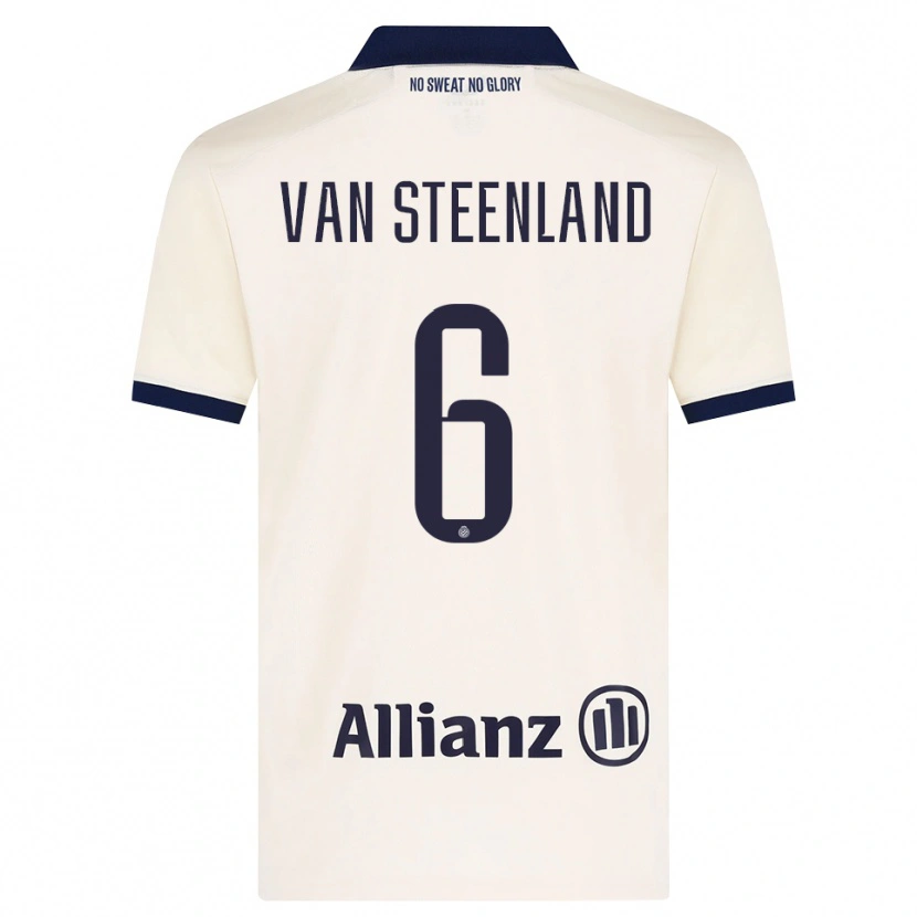 Danxen Damen Gilles Van Steenland #6 Beige Schwarz Auswärtstrikot Trikot 2026/27 T-Shirt