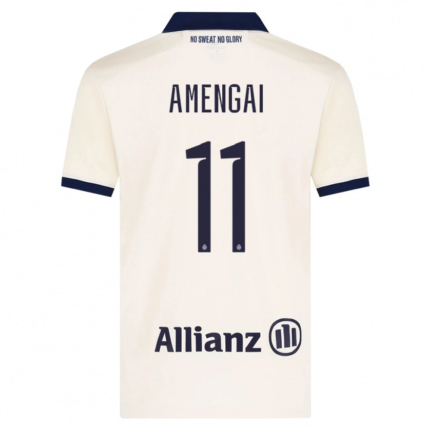 Danxen Damen Naïm Amengai #11 Beige Schwarz Auswärtstrikot Trikot 2026/27 T-Shirt