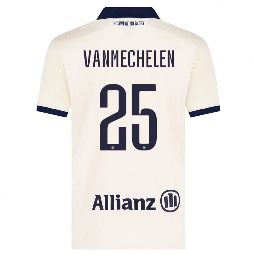 Danxen Damen Davinia Vanmechelen #25 Beige Schwarz Auswärtstrikot Trikot 2026/27 T-Shirt