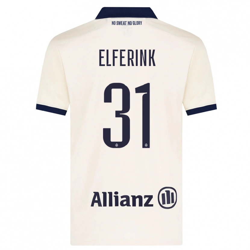Danxen Damen Marie Elferink #31 Beige Schwarz Auswärtstrikot Trikot 2026/27 T-Shirt