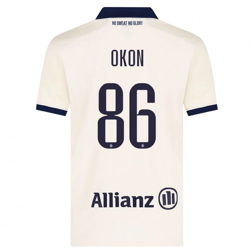 Danxen Damen Gianluca Okon-Engstler #86 Beige Schwarz Auswärtstrikot Trikot 2026/27 T-Shirt