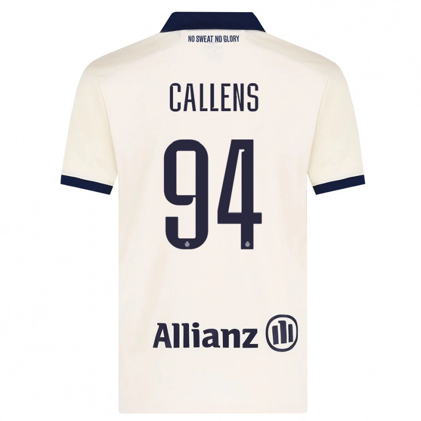 Danxen Damen Emiel Callens #94 Beige Schwarz Auswärtstrikot Trikot 2026/27 T-Shirt