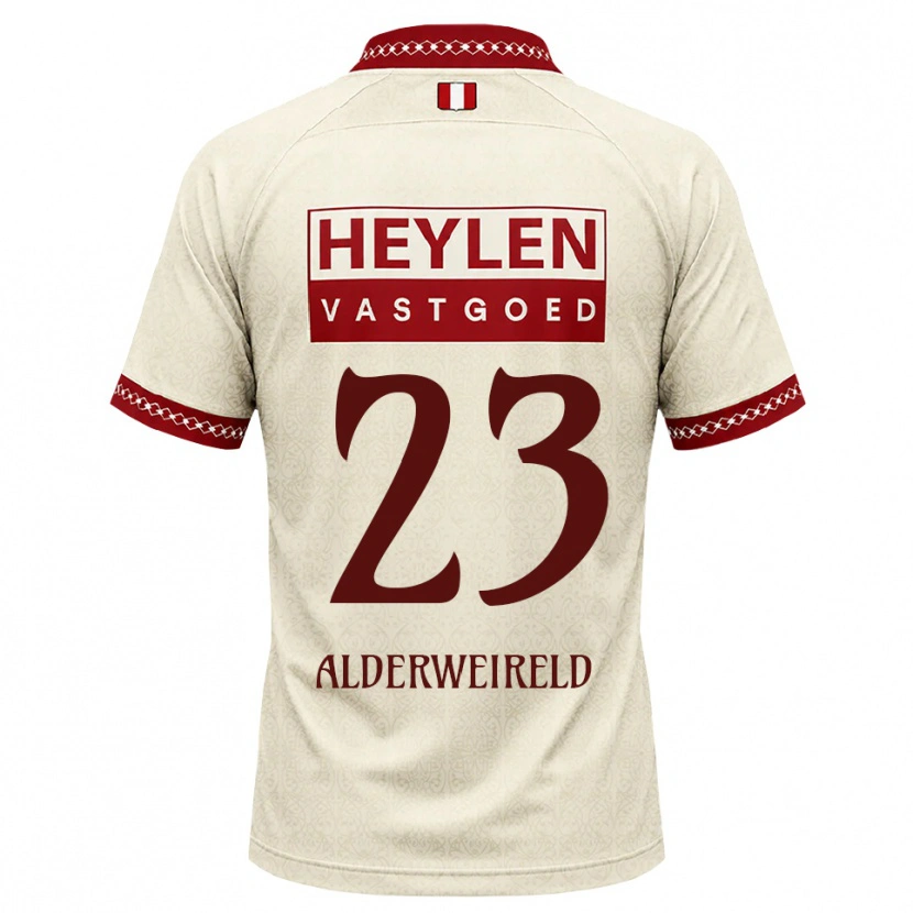 Danxen Damen Toby Alderweireld #23 Beige Rot Auswärtstrikot Trikot 2026/27 T-Shirt