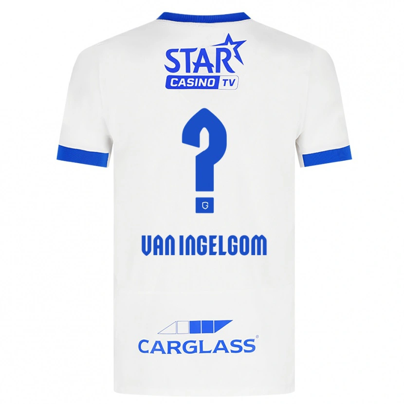 Danxen Damen Tijn Van Ingelgom #0 Weiß Blau Auswärtstrikot Trikot 2026/27 T-Shirt