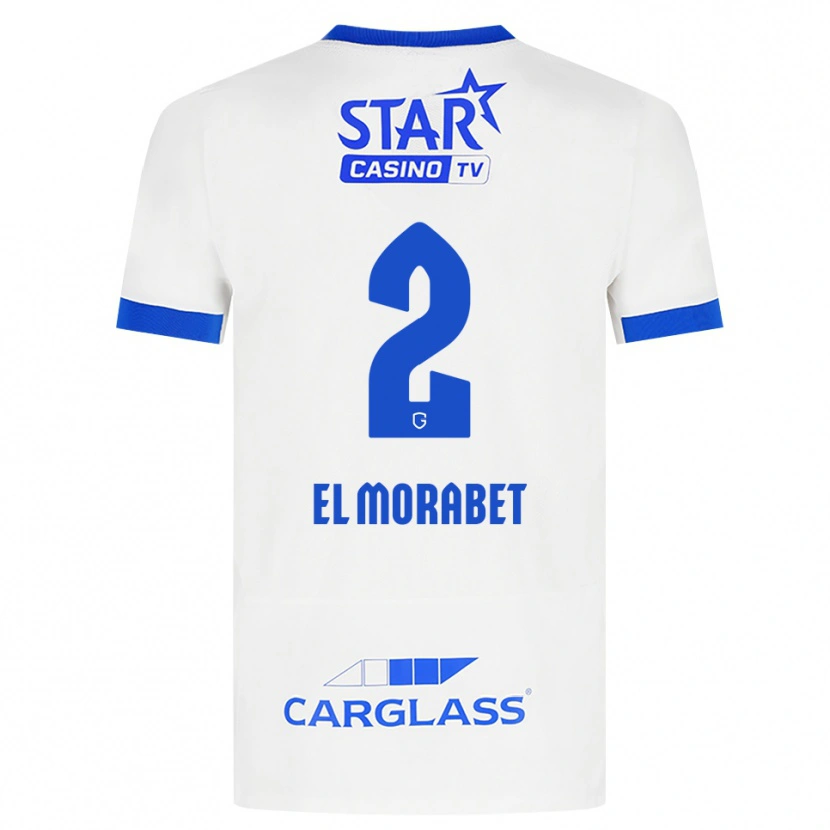Danxen Damen Sami El Morabet #2 Weiß Blau Auswärtstrikot Trikot 2026/27 T-Shirt