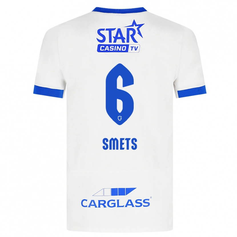 Danxen Damen Matte Smets #6 Weiß Blau Auswärtstrikot Trikot 2026/27 T-Shirt