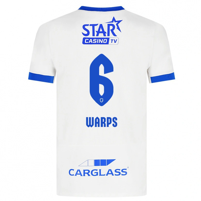 Danxen Damen Isa Warps #6 Weiß Blau Auswärtstrikot Trikot 2026/27 T-Shirt