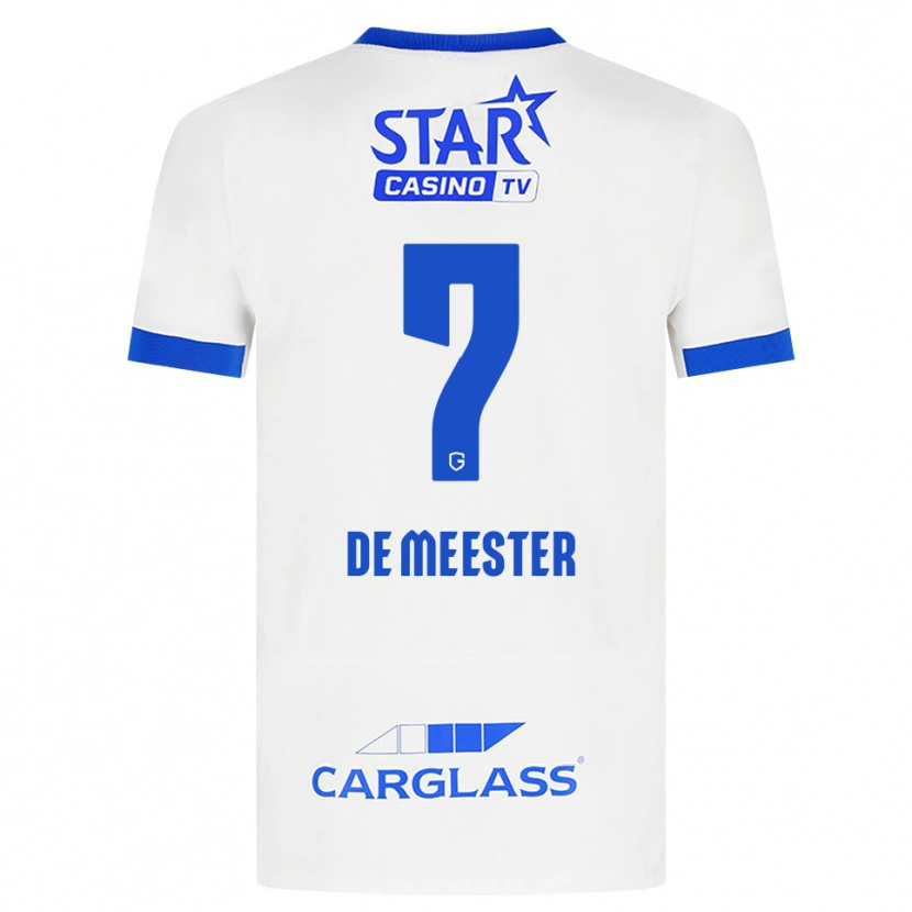 Danxen Damen Thirsa De Meester #7 Weiß Blau Auswärtstrikot Trikot 2026/27 T-Shirt