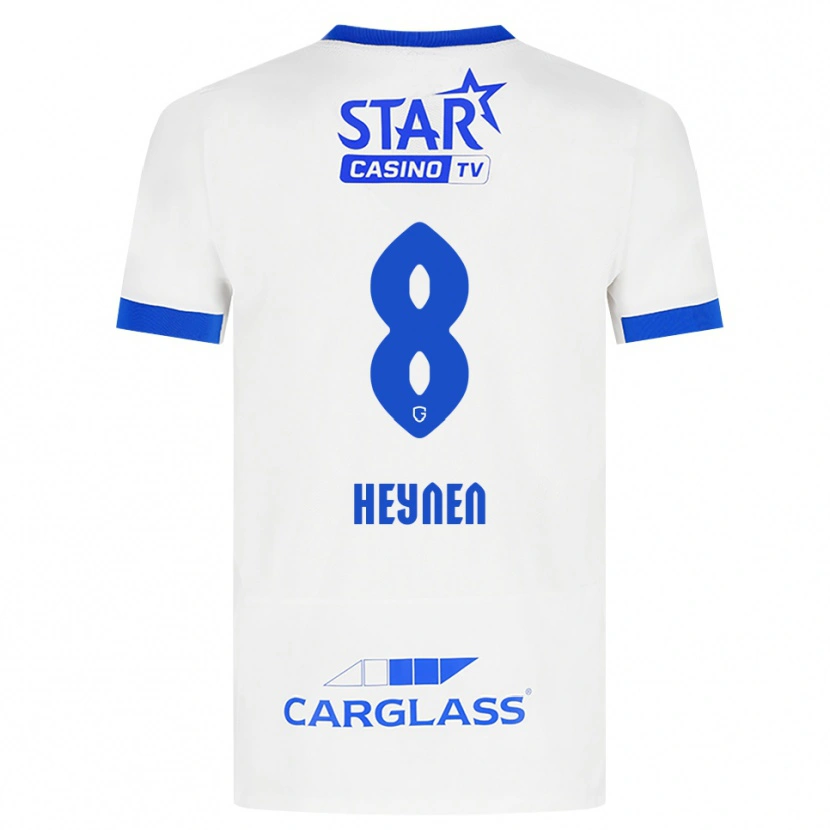 Danxen Damen Bryan Heynen #8 Weiß Blau Auswärtstrikot Trikot 2026/27 T-Shirt