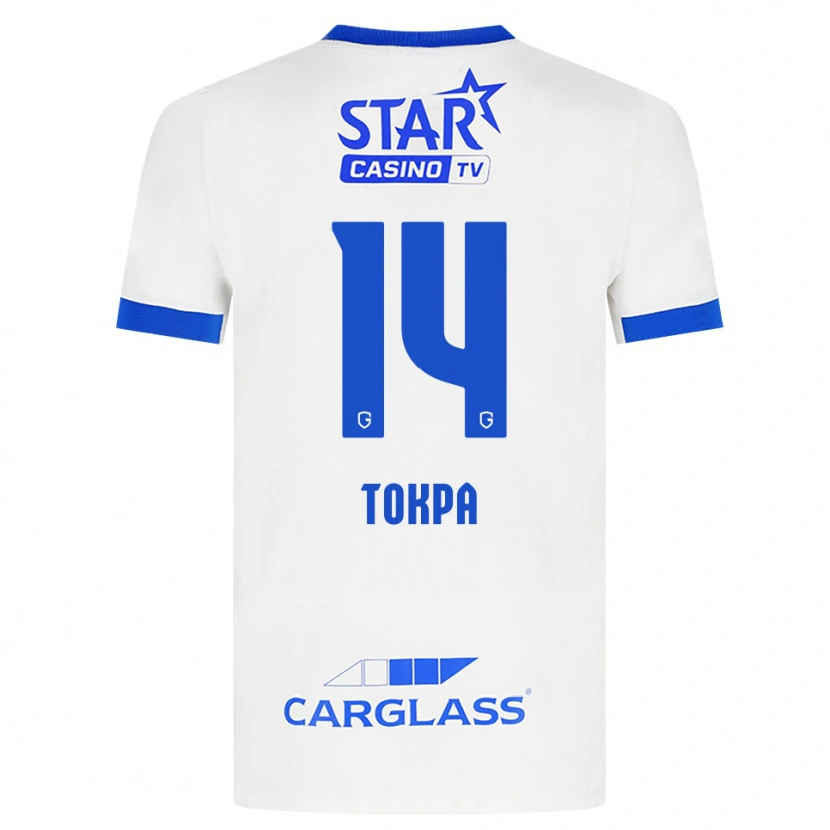 Danxen Damen Winner Tokpa #14 Weiß Blau Auswärtstrikot Trikot 2026/27 T-Shirt