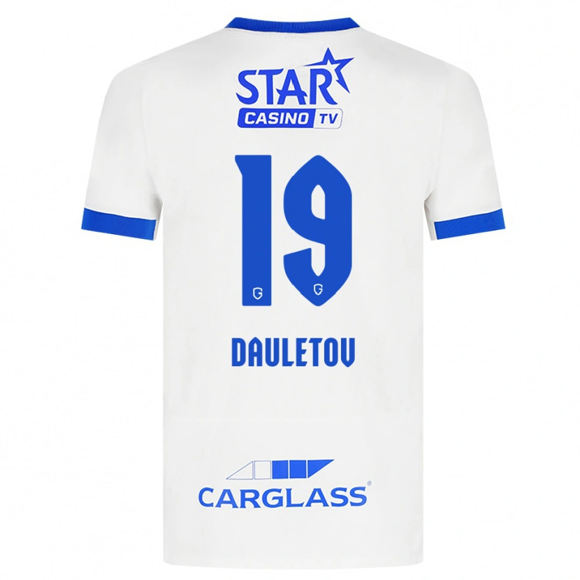 Danxen Damen Shakhmurat Dauletov #19 Weiß Blau Auswärtstrikot Trikot 2026/27 T-Shirt