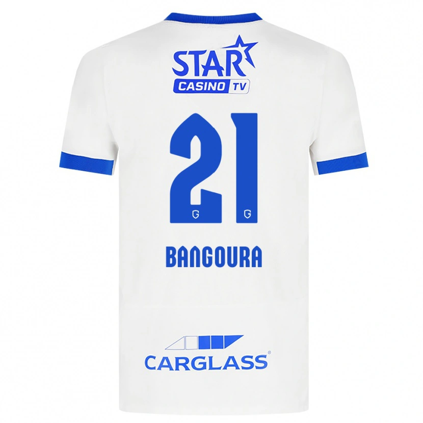 Danxen Damen Ibrahima Sory Bangoura #21 Weiß Blau Auswärtstrikot Trikot 2026/27 T-Shirt