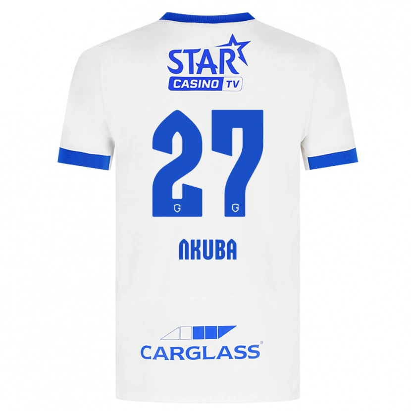 Danxen Damen Ken Nkuba #27 Weiß Blau Auswärtstrikot Trikot 2026/27 T-Shirt