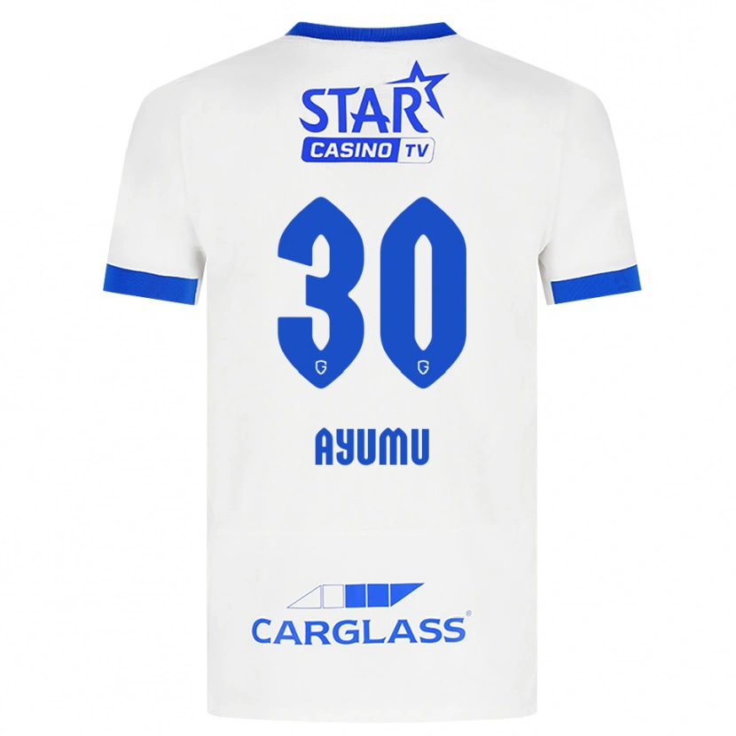 Danxen Damen Ayumu Yokoyama #30 Weiß Blau Auswärtstrikot Trikot 2026/27 T-Shirt