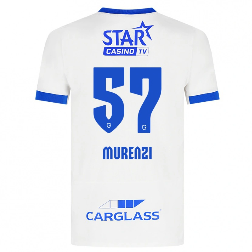 Danxen Damen Aaron Murenzi #57 Weiß Blau Auswärtstrikot Trikot 2026/27 T-Shirt