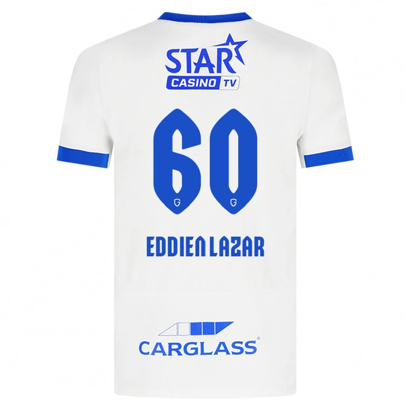 Danxen Damen Saif Eddien Lazar #60 Weiß Blau Auswärtstrikot Trikot 2026/27 T-Shirt