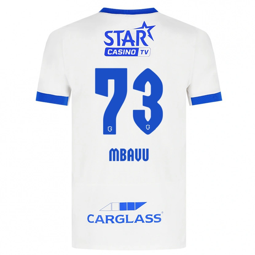 Danxen Damen Elie Mbavu #73 Weiß Blau Auswärtstrikot Trikot 2026/27 T-Shirt