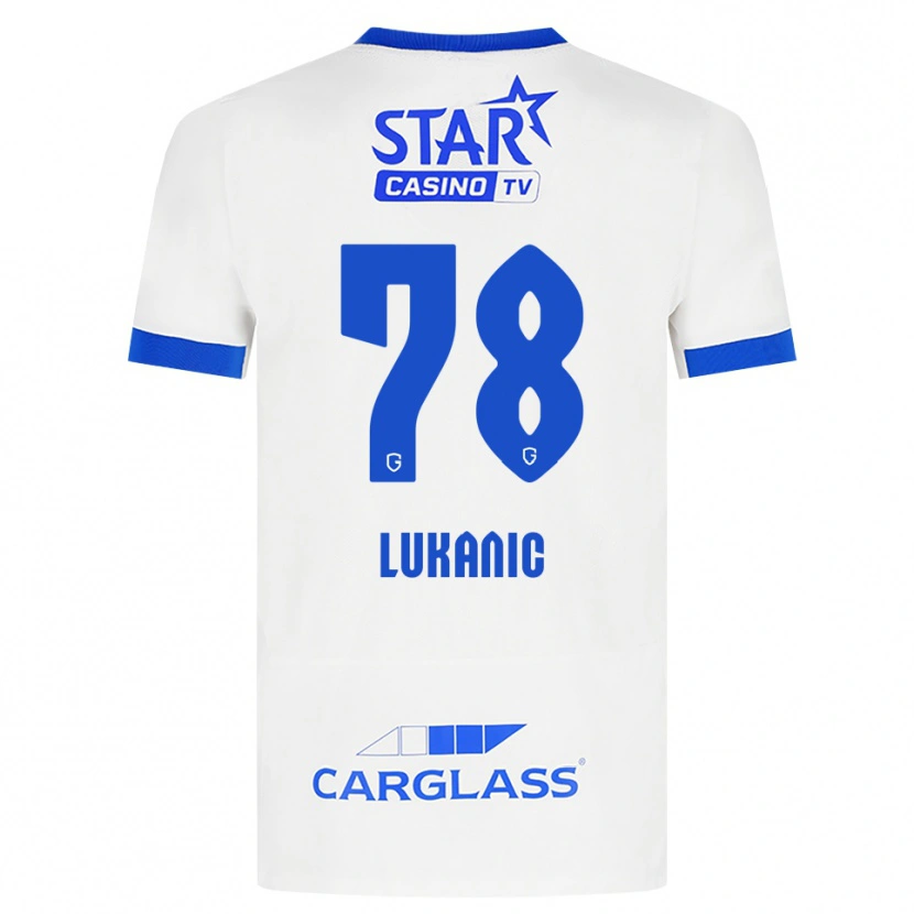 Danxen Damen Luka Lukanic #78 Weiß Blau Auswärtstrikot Trikot 2026/27 T-Shirt