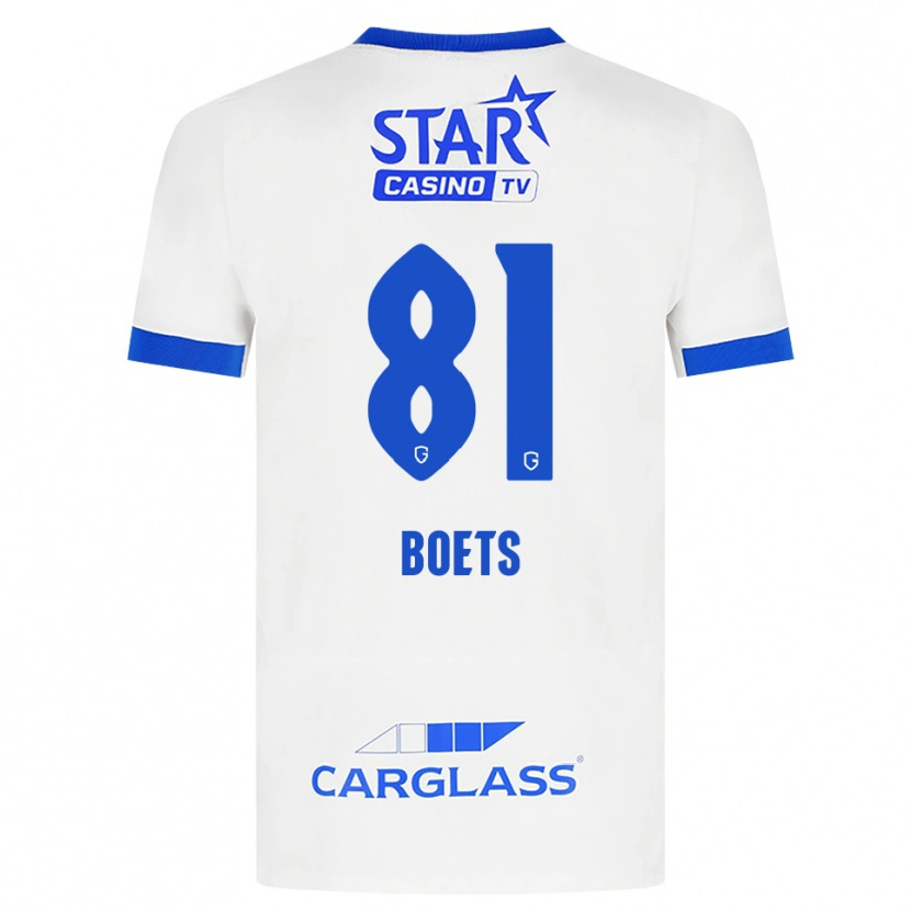 Danxen Damen Keo Boets #81 Weiß Blau Auswärtstrikot Trikot 2026/27 T-Shirt