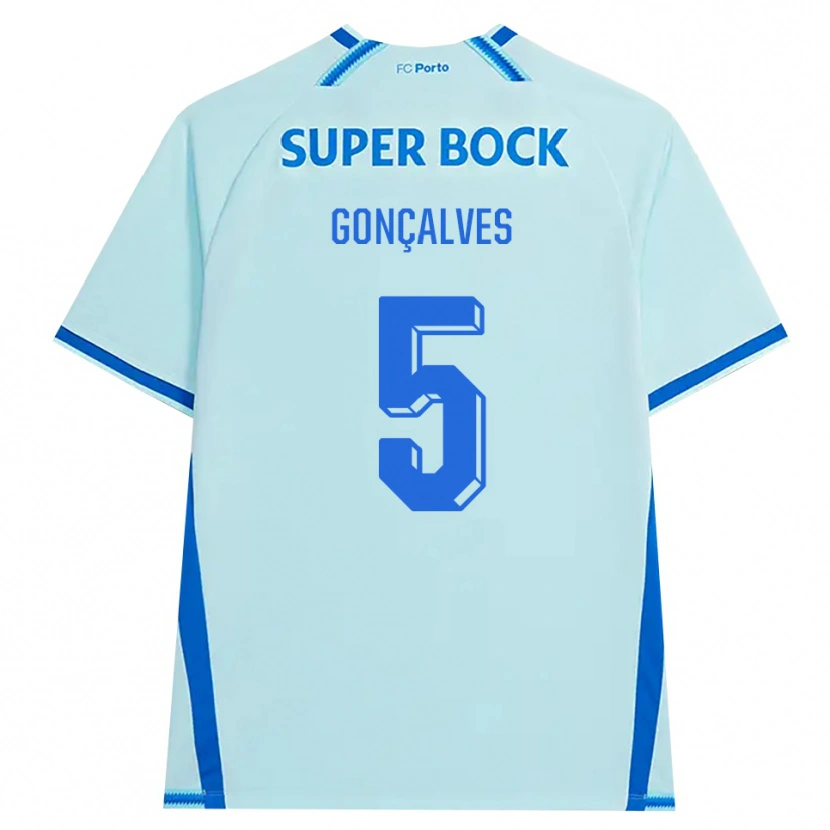 Danxen Damen Martim Gonçalves #5 Hellcyan Blau Ausweichtrikot Trikot 2026/27 T-Shirt