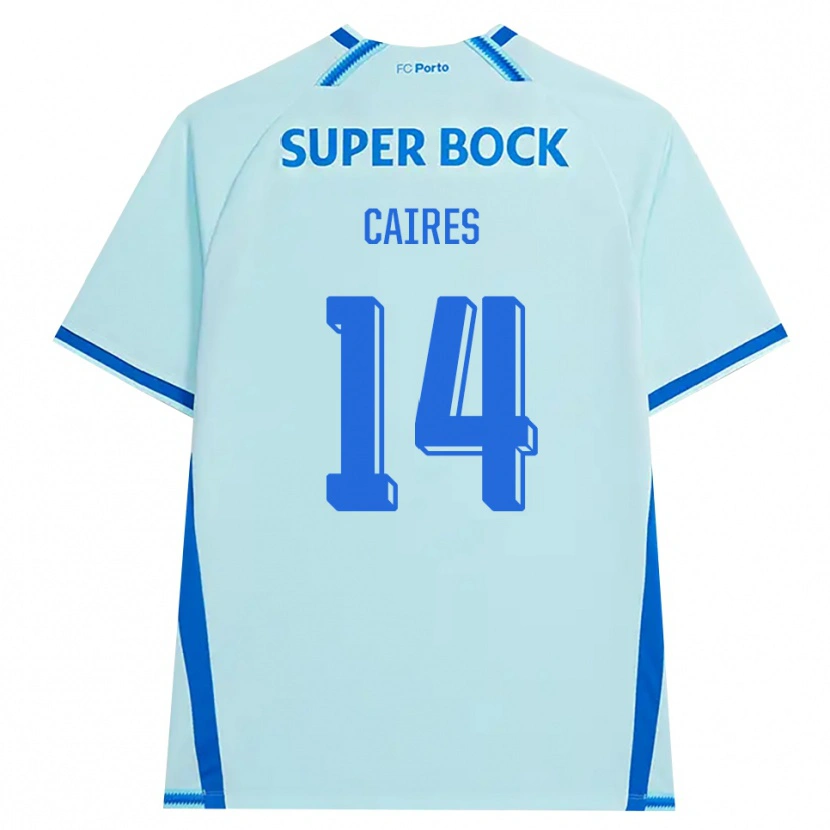Danxen Damen Tiago Caires #14 Hellcyan Blau Ausweichtrikot Trikot 2026/27 T-Shirt