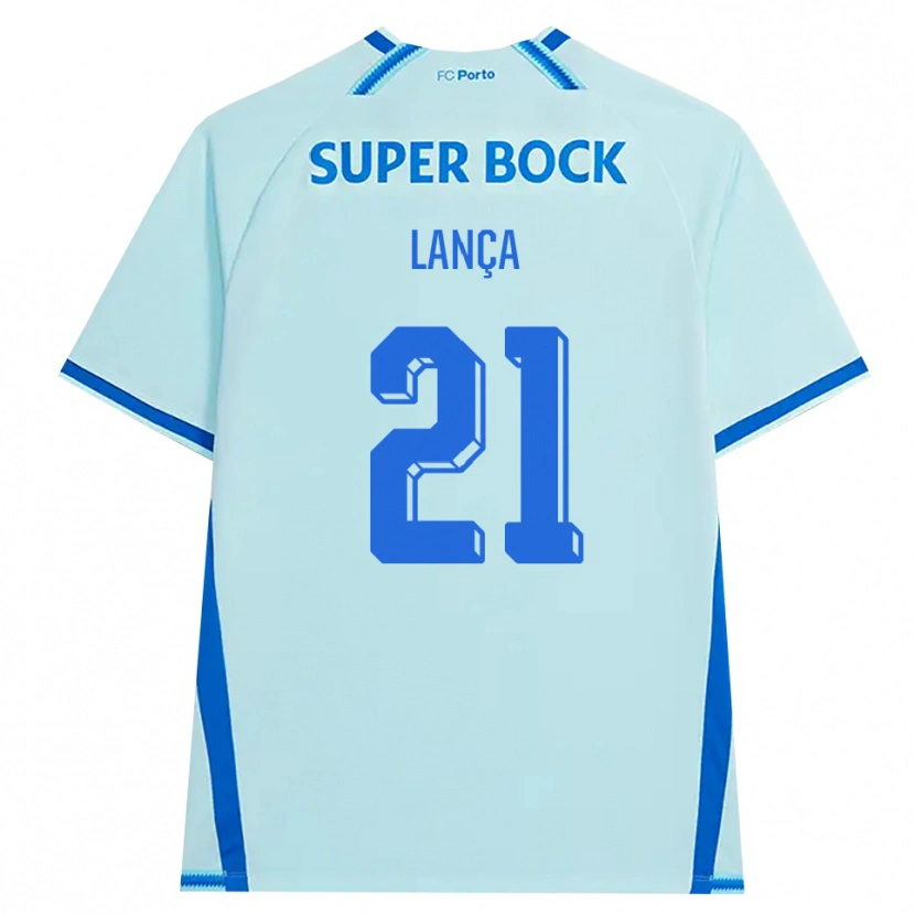 Danxen Damen Gabriel Lança #21 Hellcyan Blau Ausweichtrikot Trikot 2026/27 T-Shirt