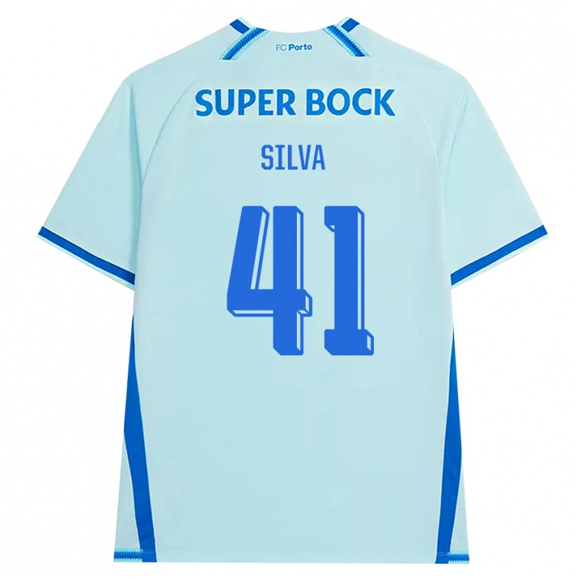 Danxen Damen Gonçalo Silva #41 Hellcyan Blau Ausweichtrikot Trikot 2026/27 T-Shirt