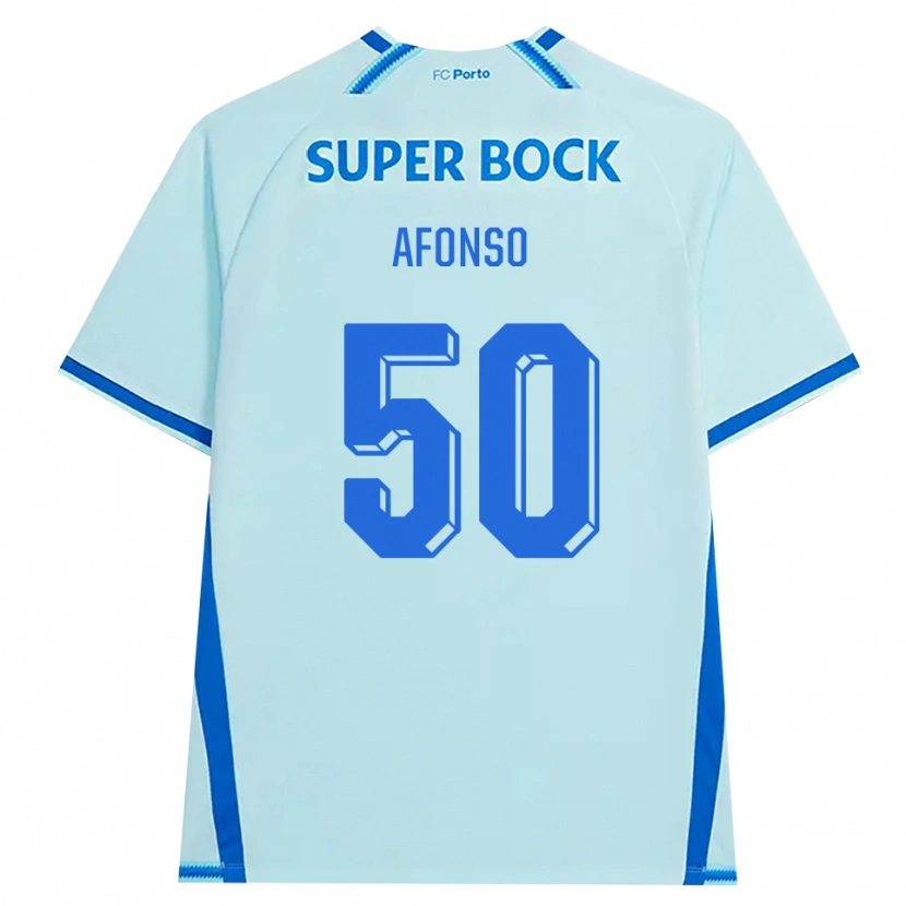Danxen Damen João Afonso #50 Hellcyan Blau Ausweichtrikot Trikot 2026/27 T-Shirt