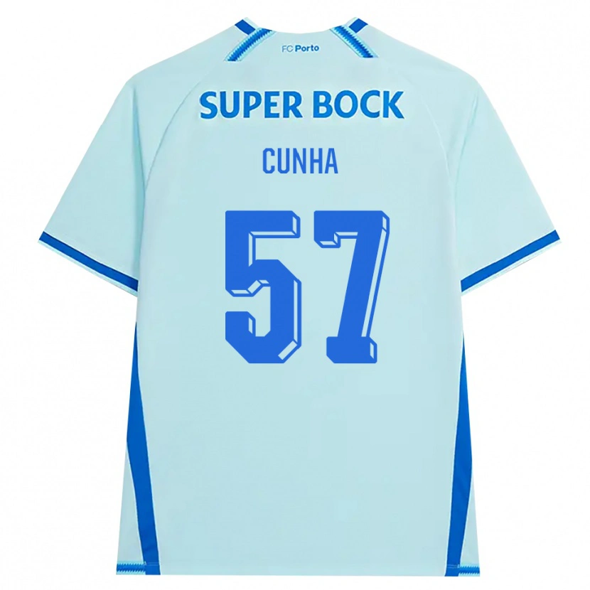 Danxen Damen Duarte Cunha #57 Hellcyan Blau Ausweichtrikot Trikot 2026/27 T-Shirt
